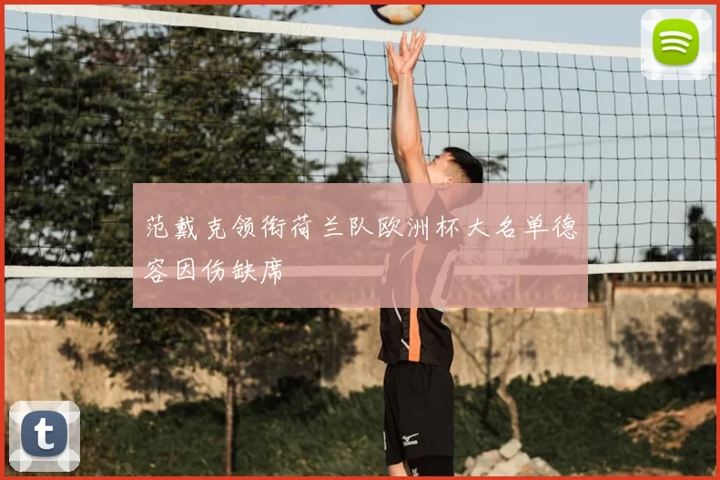 范戴克领衔荷兰队欧洲杯大名单德容因伤缺席