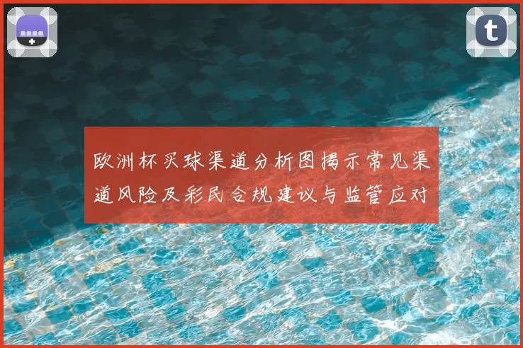 欧洲杯买球渠道分析图揭示常见渠道风险及彩民合规建议与监管应对解读